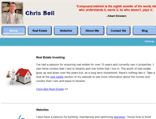 Tablet Screenshot of chrisbell.com